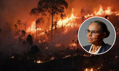 Amazônia bate recorde de incêndios em 17 anos e Marina só fala em taxação