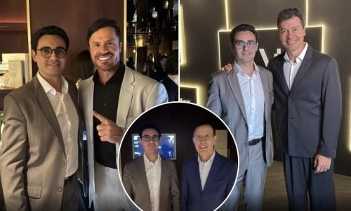 Fundador do site atualidade marca presença no lançamento da Versio em São Paulo ao lado de Rodrigo Faro, Renato Cariani e outros grandes nomes do Brasil