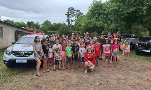 Brigada Militar participa de festa de Natal solidária em São Francisco de Assis
