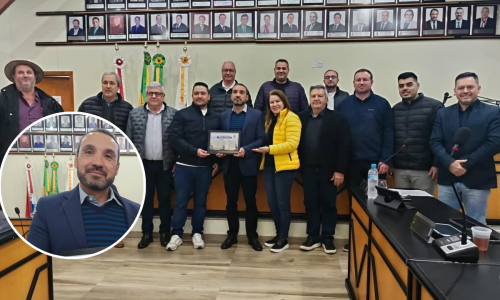 Câmara de Vereadores de Santiago homenageia Delegado Guilherme Milan Antunes com Menção Honrosa